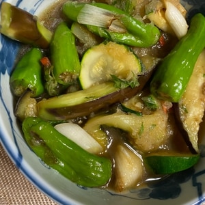 冷た〜い！鶏肉と夏野菜のみぞれ煮